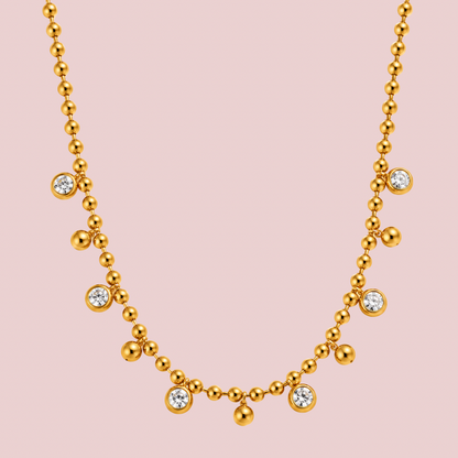 Collar Dots Mini Zirconia