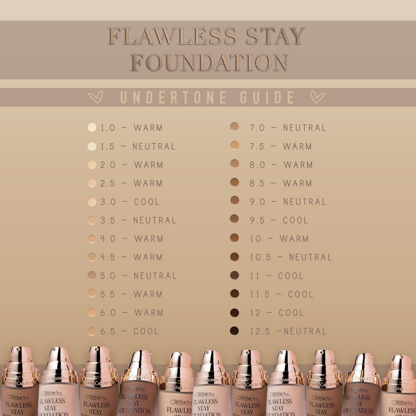 Base De Maquillaje Flawless Stay Full Coverage - Beauty Creations