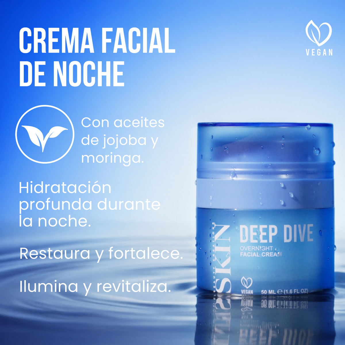Crema Facial De Noche Deep Dive - Beauty Creations