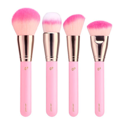 Set Brochas + Cosmetiquera Puffer - Pink Up