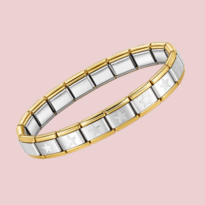 Pulsera Italian Estrellitas