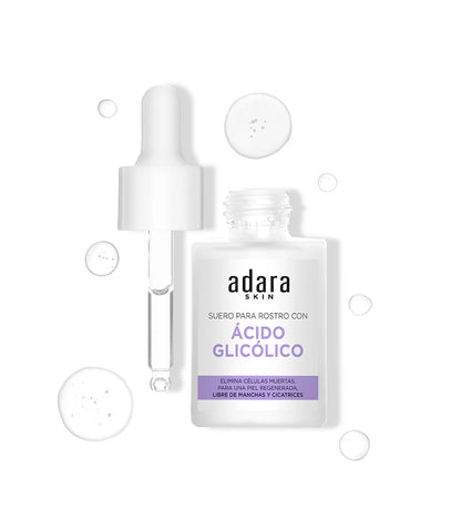 Suero Para Rostro Con Ácido Glicolico - Adara