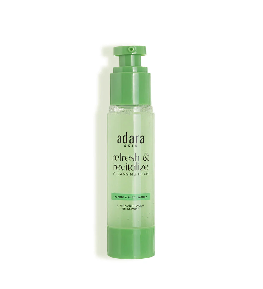 Limpiador Facial En Espuma Con Pepino Y Niacinamida - Adara