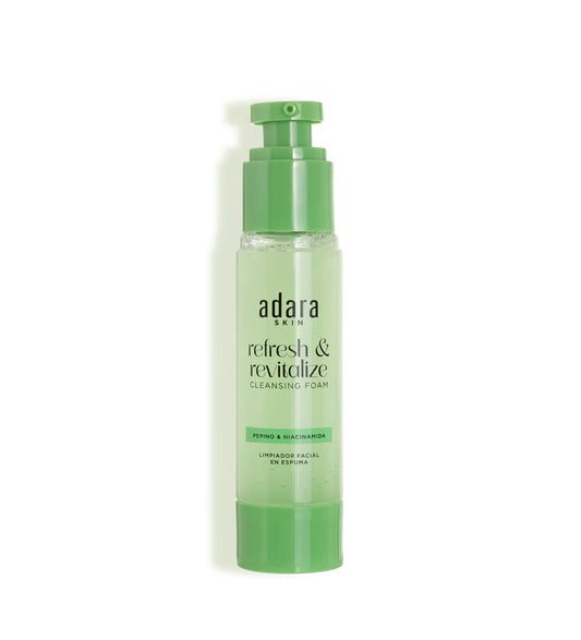Limpiador Facial En Espuma Con Pepino Y Niacinamida - Adara