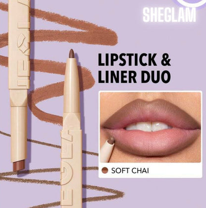 Delineador & Labial Duo - Sheglam