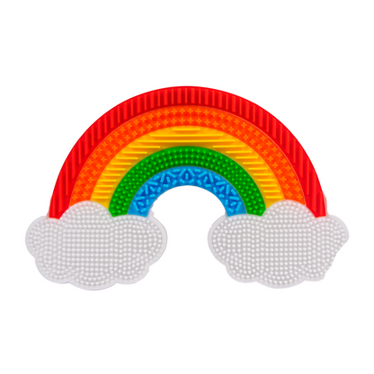 Tapete Limpia Brochas Arcoíris De Silicon - Bausse