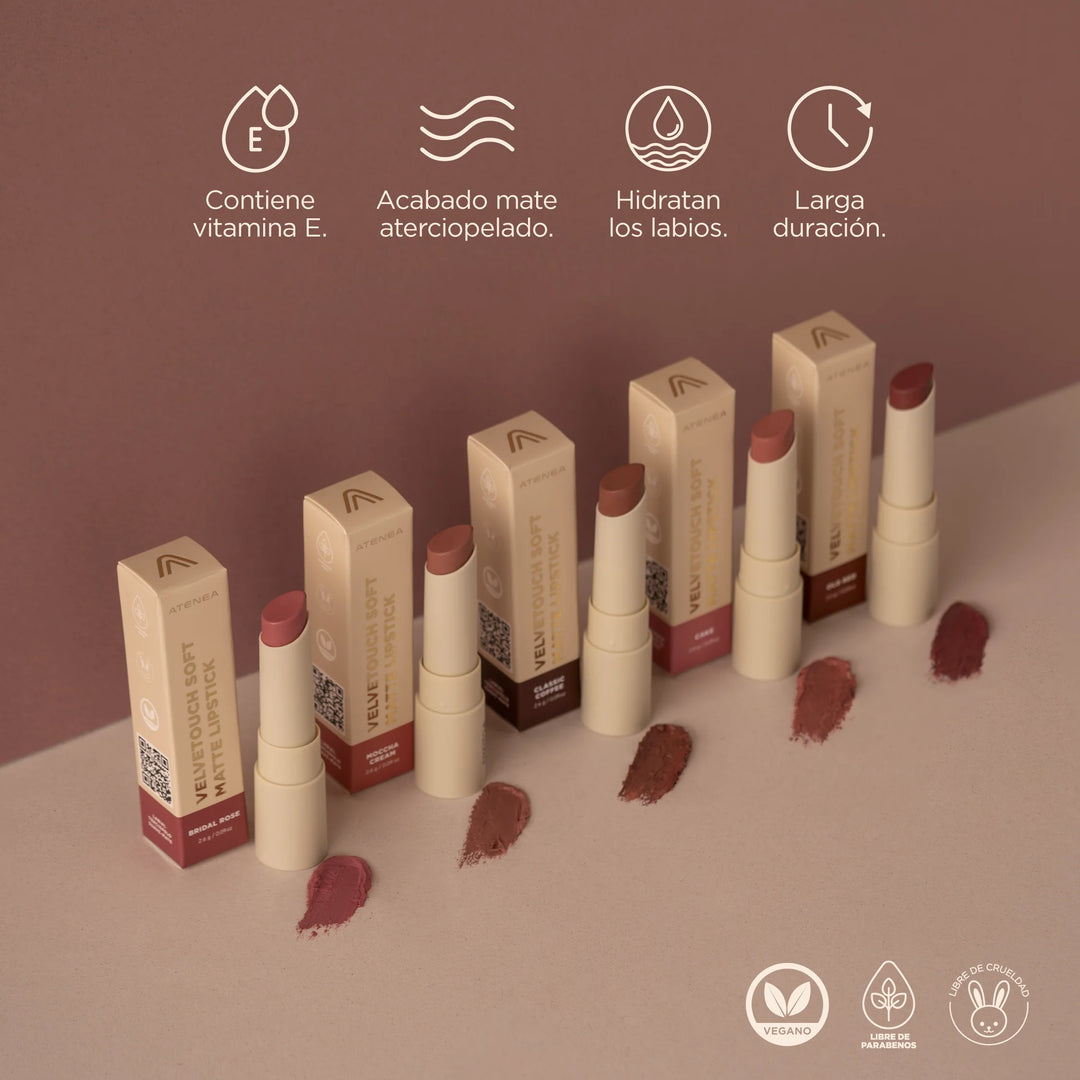 Labial Velvet En Barra - Atena