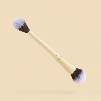 Brocha DÚO Iluminador & Polvo Suelto DB06 - Atenea