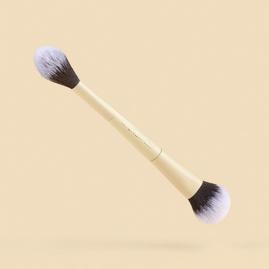 Brocha DÚO Iluminador & Polvo Suelto DB06 - Atenea