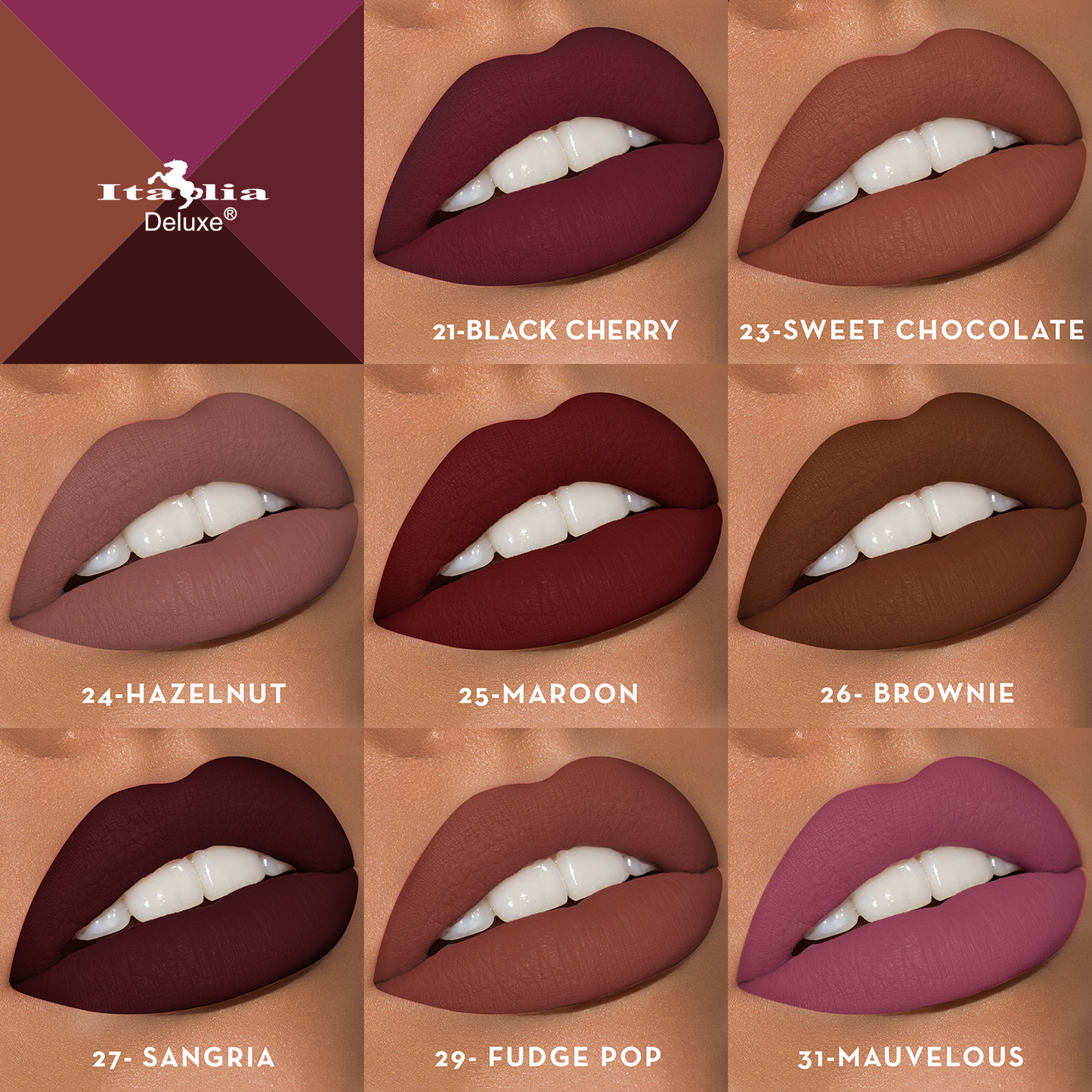 Mousse Matte Labial En Barra - Italia Deluxe