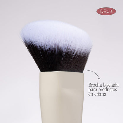 Brocha DÚO Base & Productos En Crema DB02 - Atenea