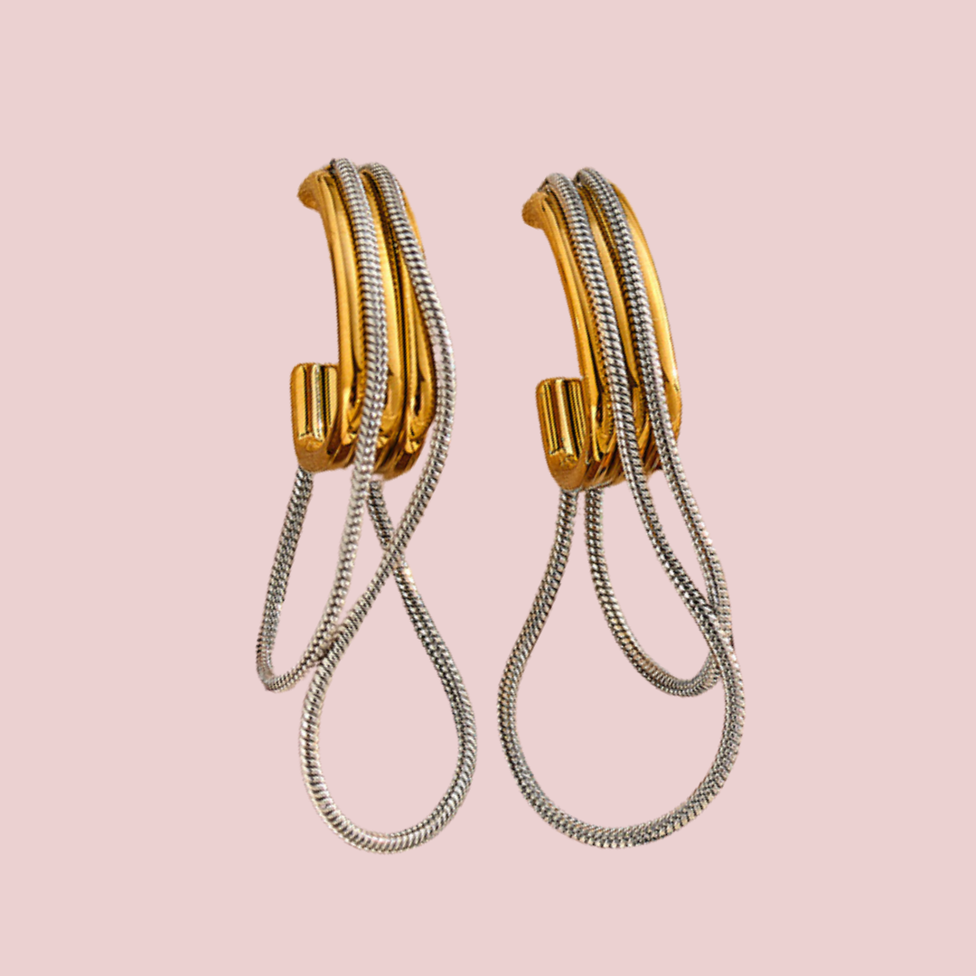 Arete Cadena Bicolor