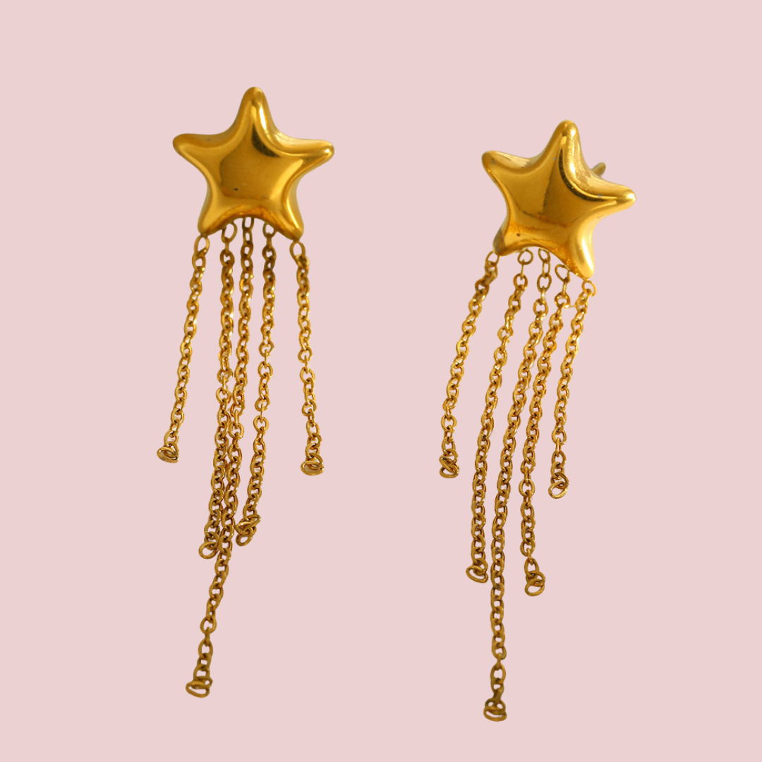 Aretes Star Cadena