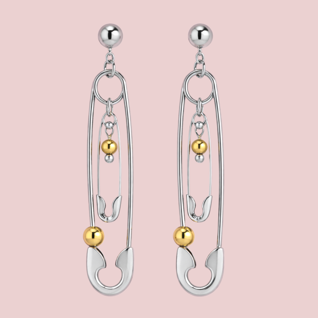 Aretes Safe Bicolor Maxi