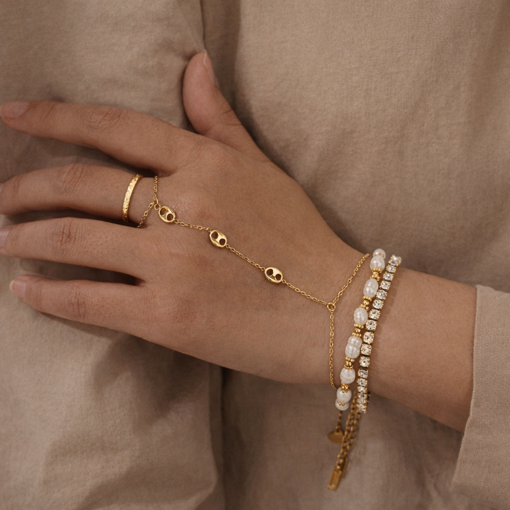 Pulsera Hand Chain