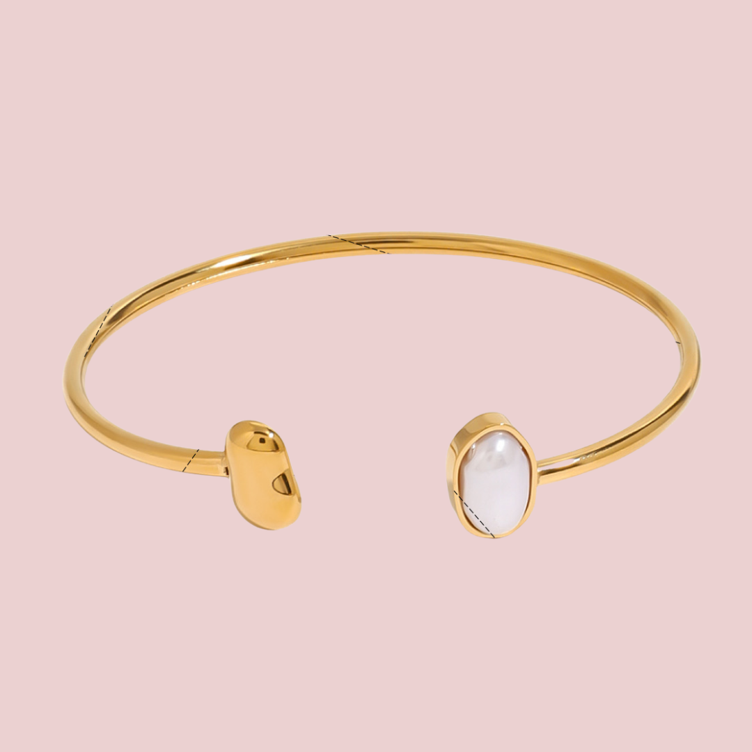 Pulsera Oval Perla