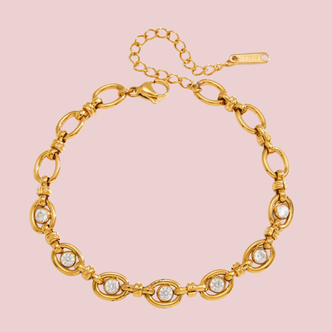 Pulsera Oval Mini Zirconia