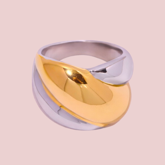Anillo Chunky Bicolor