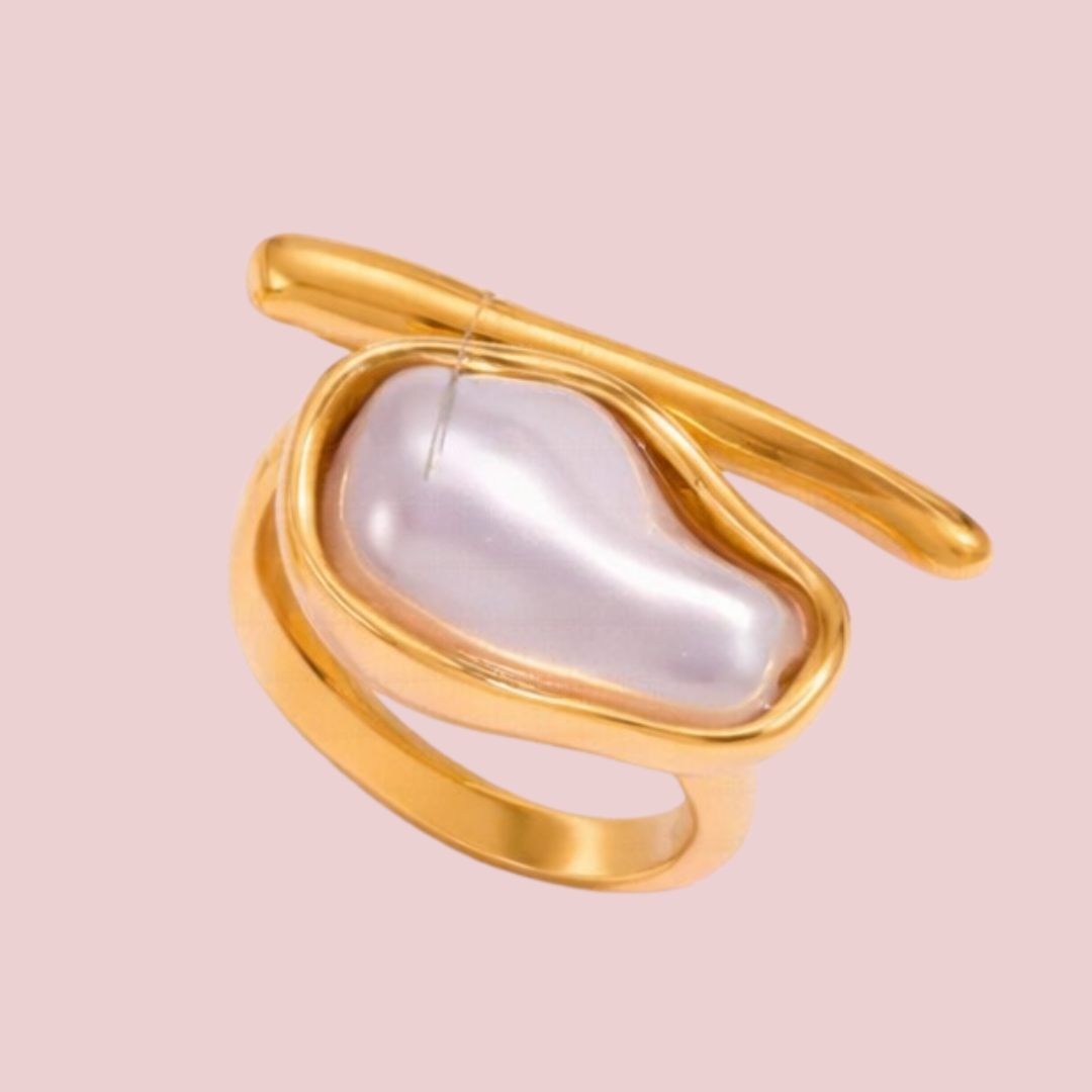 Anillo Asimétrico Perla